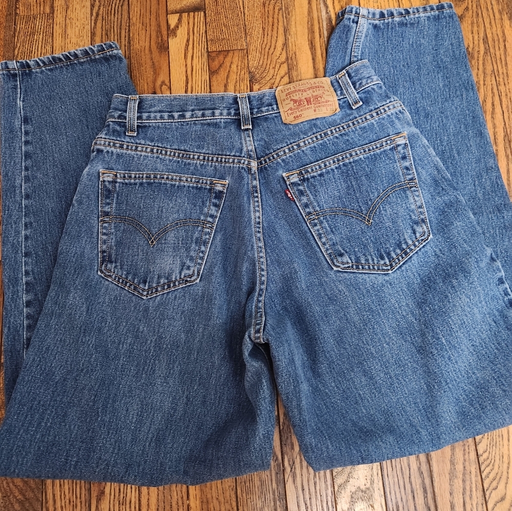 Vintage 560 Levi's loose tapered leg baggy 33 x 32